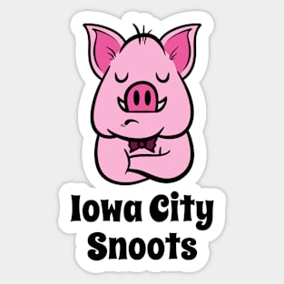 Iowa City Snoots - Minorest League Baseball Sticker